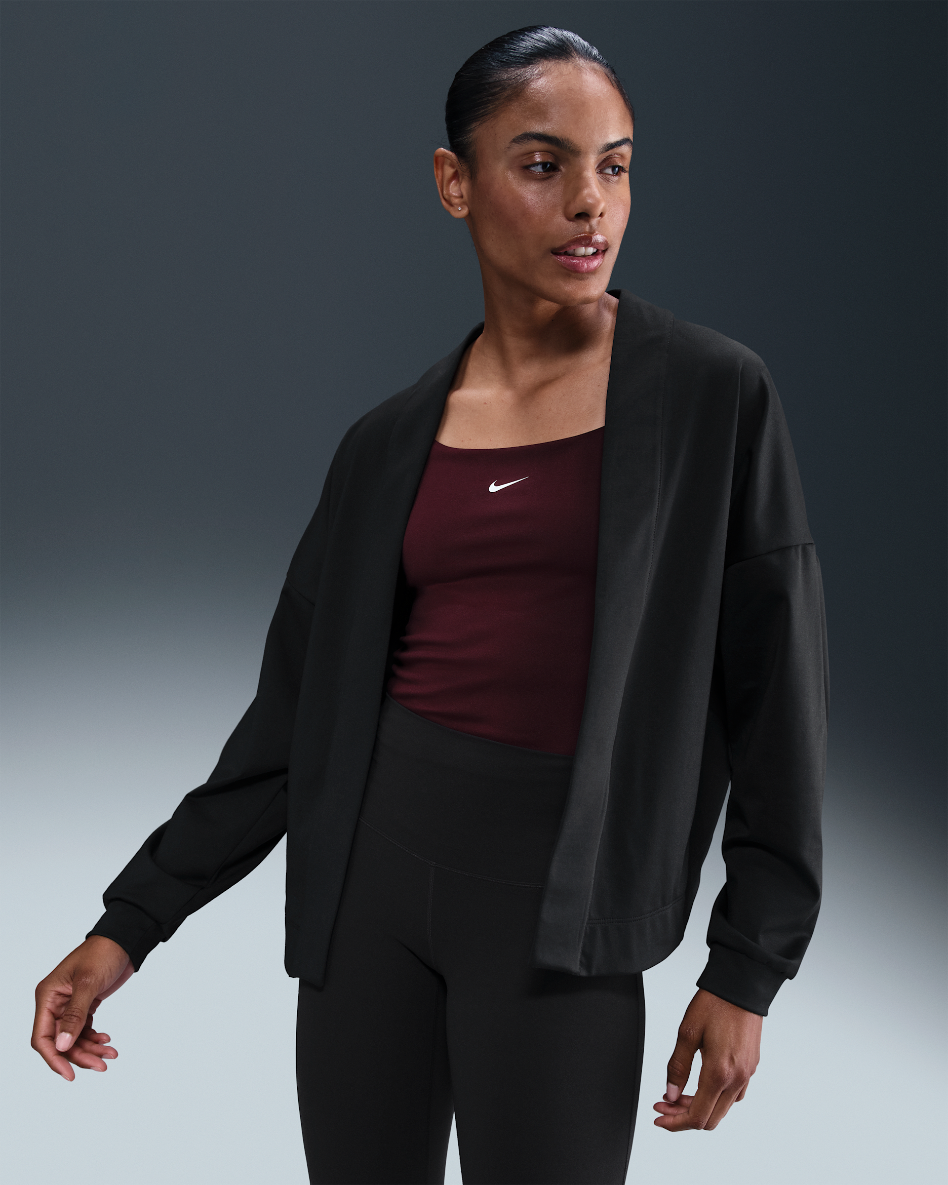 Nike Zenvy Women's Dri-FIT Oversized Cardigan. Nike.com